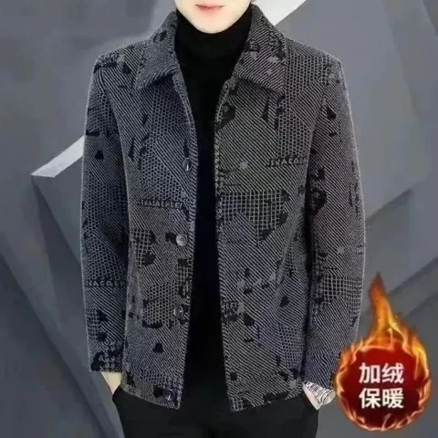 Winter New Men Coat Casual Fashion Lapel Single Breasted Youth Style Coat Mens Slim Long Sleeve Woolen Long Coat
Winter New Men Coat Casual Fashion Lapel Single Breasted Youth Style Coat Mens Slim Long Sleeve Woolen Long Coat