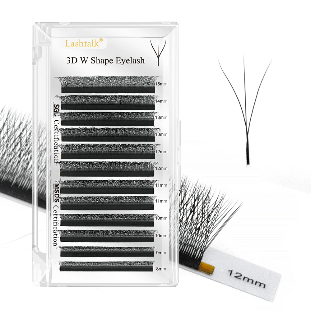 Ресницы Lashtalk 3D клевера для наращивания, автоматическое цветение W-образной формы, готовые веера, мягкие искусственные ресницы, Макияж от Nagaraku
Ресницы Lashtalk 3D клевера для наращивания, автоматическое цветение W-образной формы, готовые веера, мягкие искусственные ресницы, Макияж от Nagaraku