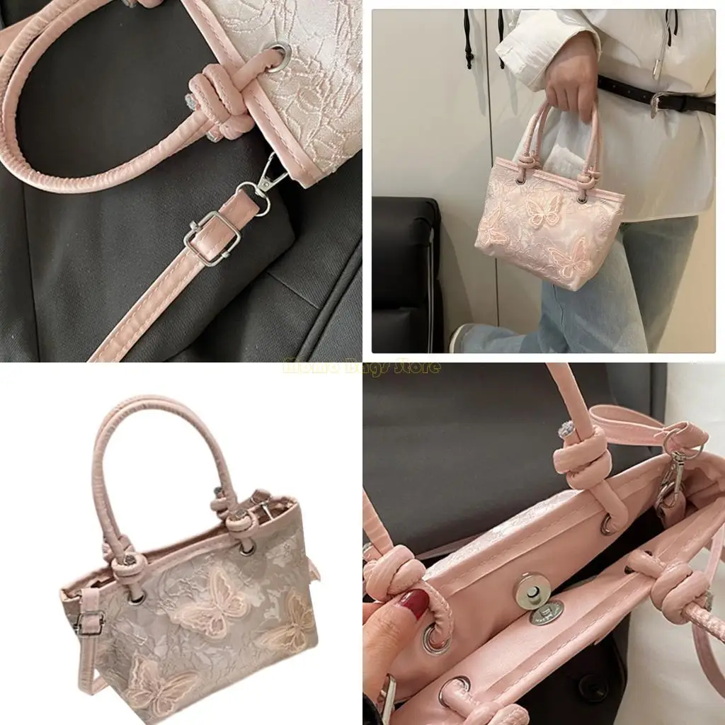 X90D Retro Embroidery Handbag With Butterfly Pattern Multifunctional Shoulder Bag
X90D Retro Embroidery Handbag With Butterfly Pattern Multifunctional Shoulder Bag