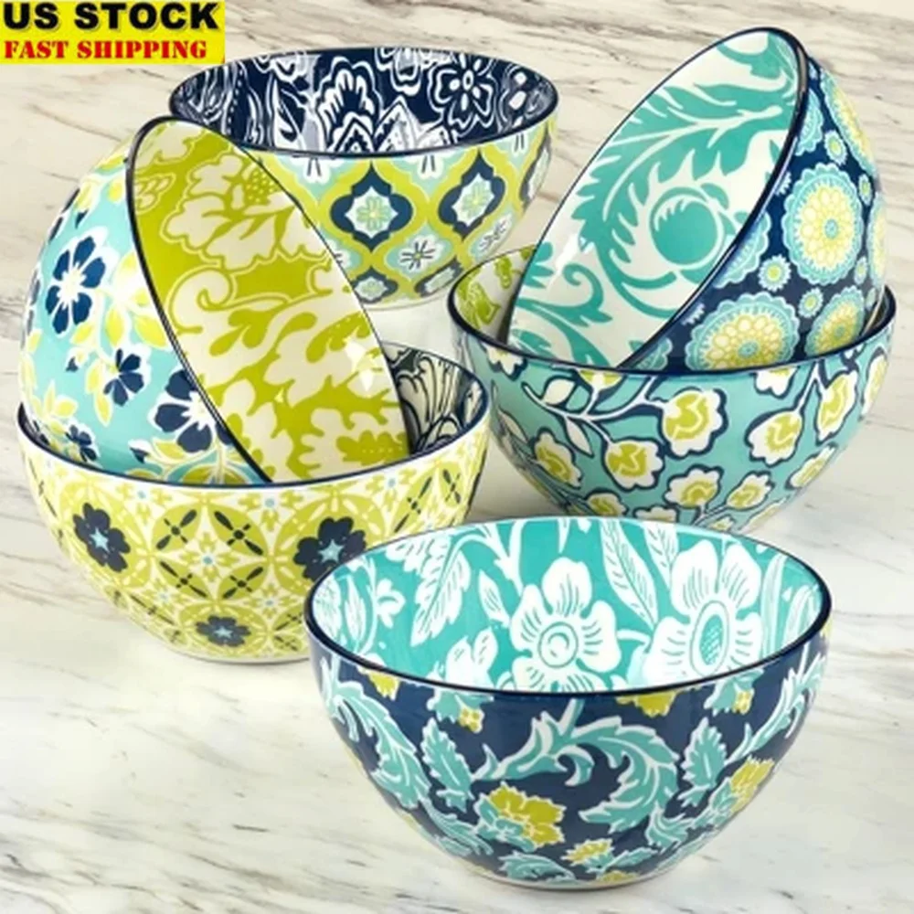 Set of 6 Porcelain All Purpose Bowls Microwave Dishwasher Safe Round Serving Bowls Tapestry Collection Kitchen Essentials
Set of 6 Porcelain All Purpose Bowls Microwave Dishwasher Safe Round Serving Bowls Tapestry Collection Kitchen Essentials