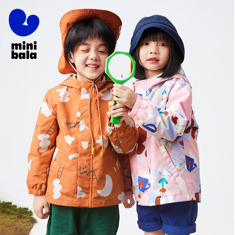 Mini Bala Kids Three-proof Jacket Windproof Waterproof Stylish Spring Boys Girls Outerwear
Mini Bala Kids Three-proof Jacket Windproof Waterproof Stylish Spring Boys Girls Outerwear