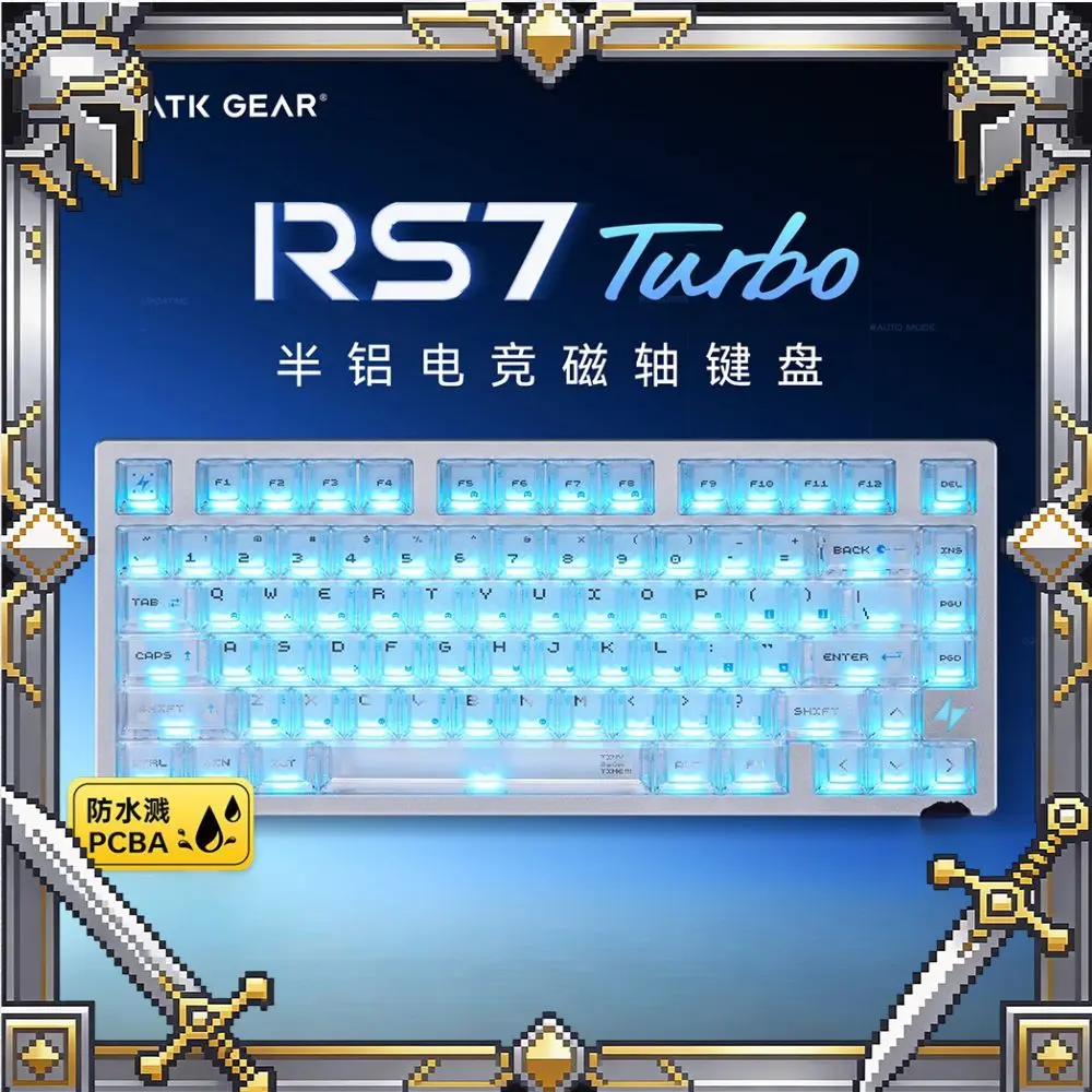 ATK RS7Turbo Rs7 Turbo Magnetic Switch Keyboard Wired Esports Gaming Customized Mechanical Keyboard 75% Pc Gamer Accessories Man
ATK RS7Turbo Rs7 Turbo Magnetic Switch Keyboard Wired Esports Gaming Customized Mechanical Keyboard 75% Pc Gamer Accessories Man