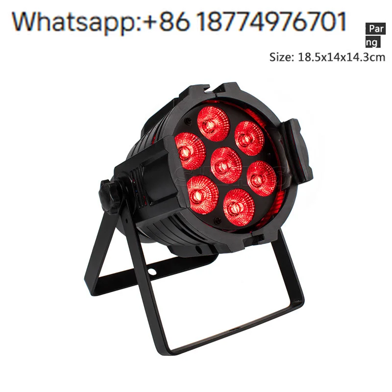SHEHDS Mini LED Par 7x18W Aluminum Alloy 6 in 1 RGBWA UV DMX Par ing for Event Show DJ Wedding Stage
SHEHDS Mini LED Par 7x18W Aluminum Alloy 6 in 1 RGBWA UV DMX Par ing for Event Show DJ Wedding Stage
