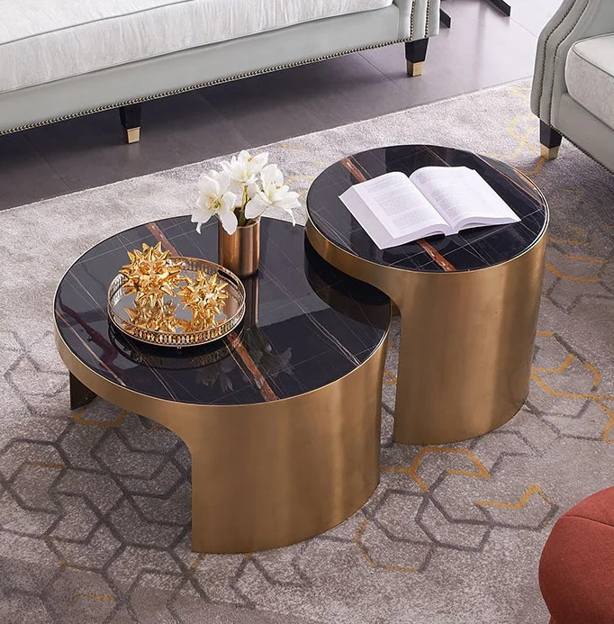 Modern Luxury Stainless Steel and Marble Coffee Table Set Simple Round Design for Dining or Home Use for Apartment Living Room
Modern Luxury Stainless Steel and Marble Coffee Table Set Simple Round Design for Dining or Home Use for Apartment Living Room
