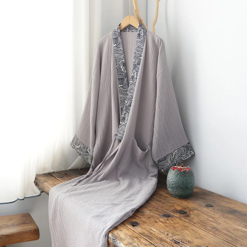 Летний тонкий халат из чистого хлопка, домашняя одежда, одежда для чайной церемонии, халат в стиле дзен, ханьфу, удобный, дышащий, для дома
Летний тонкий халат из чистого хлопка, домашняя одежда, одежда для чайной церемонии, халат в стиле дзен, ханьфу, удобный, дышащий, для дома