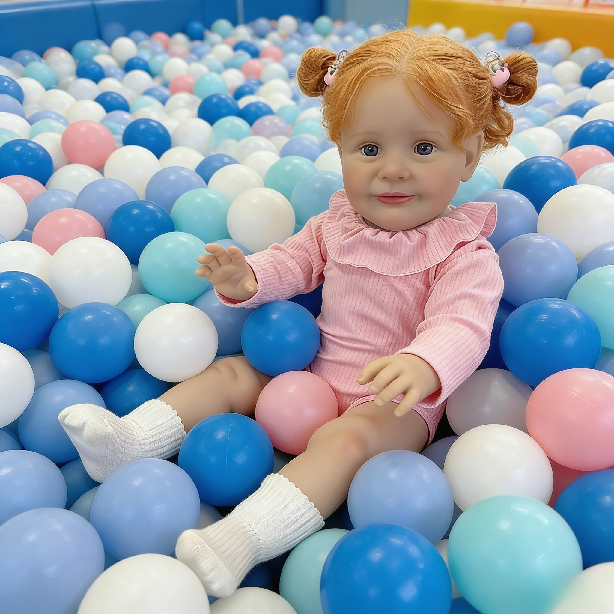 Zoe 66cm 26'' Lifelike Reborn Toddler Girl Doll Real Rooted Hair Cotton Body Hand Painted Realistic Collectible Baby Toy
Zoe 66cm 26'' Lifelike Reborn Toddler Girl Doll Real Rooted Hair Cotton Body Hand Painted Realistic Collectible Baby Toy