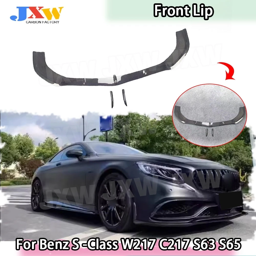 Front Lip Spoiler for Benz S Class W217 C217 S63 S65 for AMG Coupe 2014-2017 Carbon Fiber Head Bumper Guard FRP Car Accessories
Front Lip Spoiler for Benz S Class W217 C217 S63 S65 for AMG Coupe 2014-2017 Carbon Fiber Head Bumper Guard FRP Car Accessories