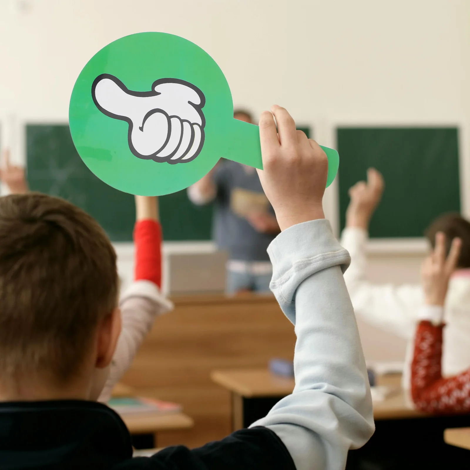 2Pcs Dualsided Voting Classroom Answer Paddles Paddles for Classroom Teaching Kids Interactive Activities True False Game
2Pcs Dualsided Voting Classroom Answer Paddles Paddles for Classroom Teaching Kids Interactive Activities True False Game
