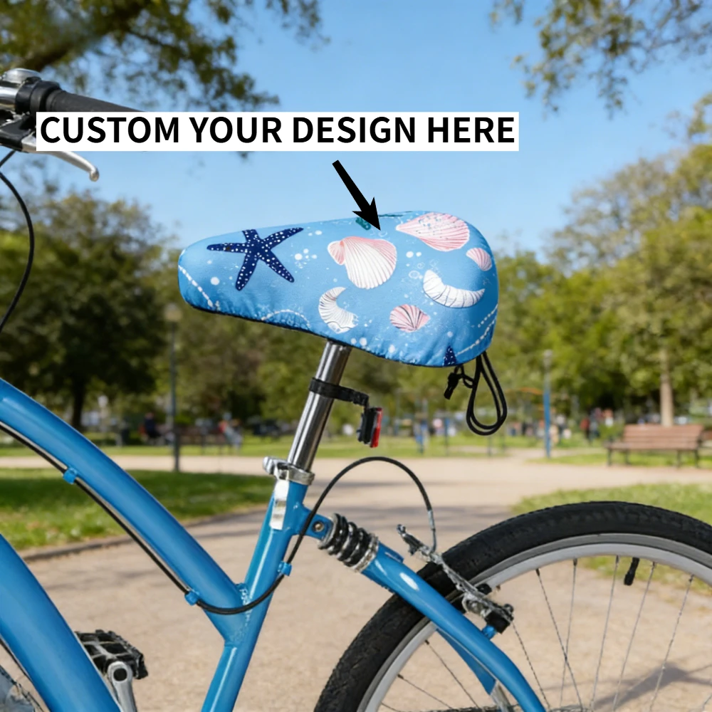 1pc Custom Bike Seat Tube Cover Featuring Your Custom Design, Bicycle Seat Cover, Fits Tightly with Elastic Drawcord & Toggle
1pc Custom Bike Seat Tube Cover Featuring Your Custom Design, Bicycle Seat Cover, Fits Tightly with Elastic Drawcord & Toggle