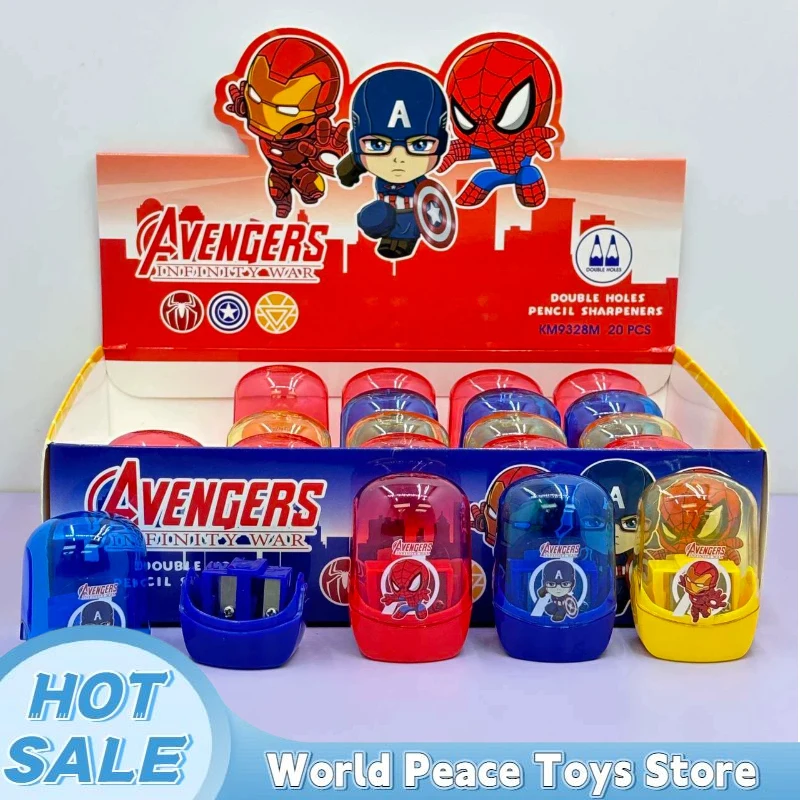 20pcs Avengers Double Holes Pencil Sharpeners Student Sharpening Tools Stationery Kids School Supplies Wholesale Gifts
20pcs Avengers Double Holes Pencil Sharpeners Student Sharpening Tools Stationery Kids School Supplies Wholesale Gifts