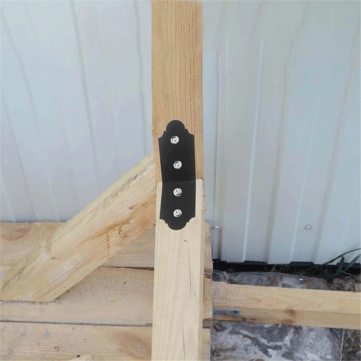 4Packs 135 Degree Angle Bracket Decorative Knee Braces, Duty Flush Inside 135-Degree Connector Brace, Outside 45 Degree 
4Packs 135 Degree Angle Bracket Decorative Knee Braces, Duty Flush Inside 135-Degree Connector Brace, Outside 45 Degree