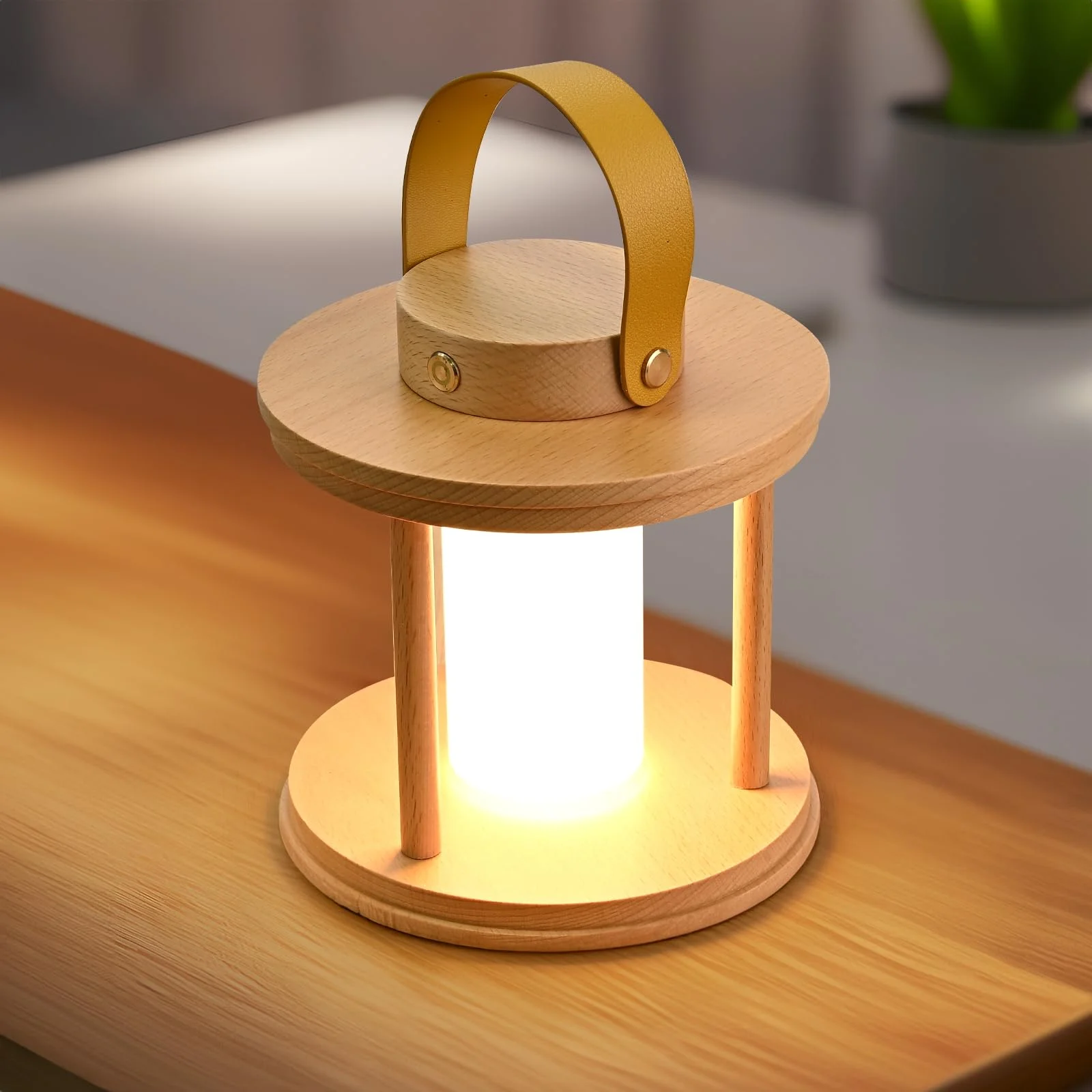 LED Wooden Portable Table Lamp Rechargeable Camping Light Touch Dimming Eye-Caring Detachable for Outdoor Living Room Bedside
LED Wooden Portable Table Lamp Rechargeable Camping Light Touch Dimming Eye-Caring Detachable for Outdoor Living Room Bedside