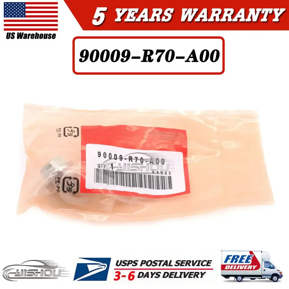 90009-R70-A00 Oil Pan Drain Plug Bolt W/O-Ring For Honda Accord Civic Pilot CR-V CR-Z HR-V For Acura CL RDX MDX NSX RL RLX RSX
90009-R70-A00 Oil Pan Drain Plug Bolt W/O-Ring For Honda Accord Civic Pilot CR-V CR-Z HR-V For Acura CL RDX MDX NSX RL RLX RSX