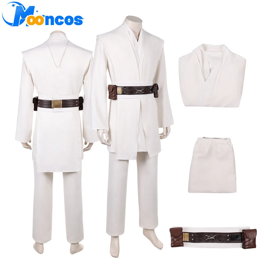 Kenobi Cosplay Men Fantasy Obi-Wan Costume Movie Space Battle Disguise Clothing Top Pants Belt for Halloween Carnival Party Suit
Kenobi Cosplay Men Fantasy Obi-Wan Costume Movie Space Battle Disguise Clothing Top Pants Belt for Halloween Carnival Party Suit