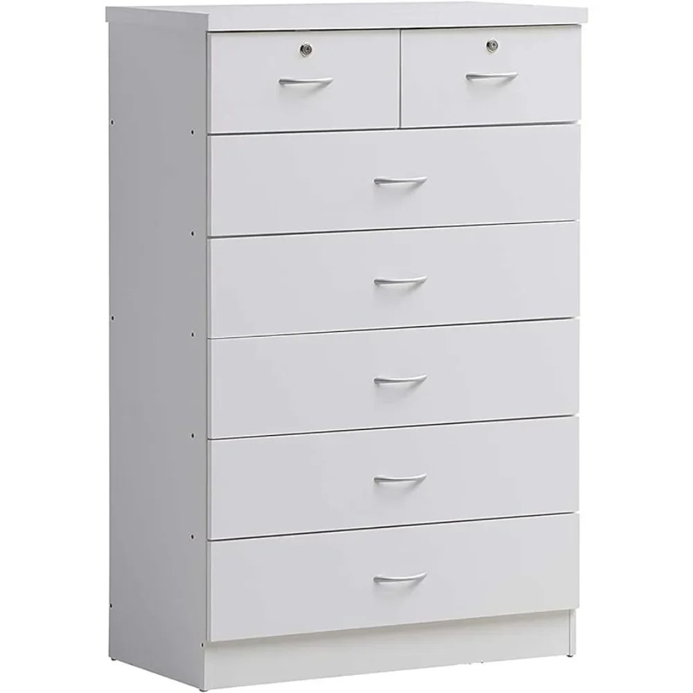 Dresser with Vanity Accessories, Wood Storage & 7 Drawer Wood Dresser for Bedroom Toilet Makeup with Light, White
Dresser with Vanity Accessories, Wood Storage & 7 Drawer Wood Dresser for Bedroom Toilet Makeup with Light, White
