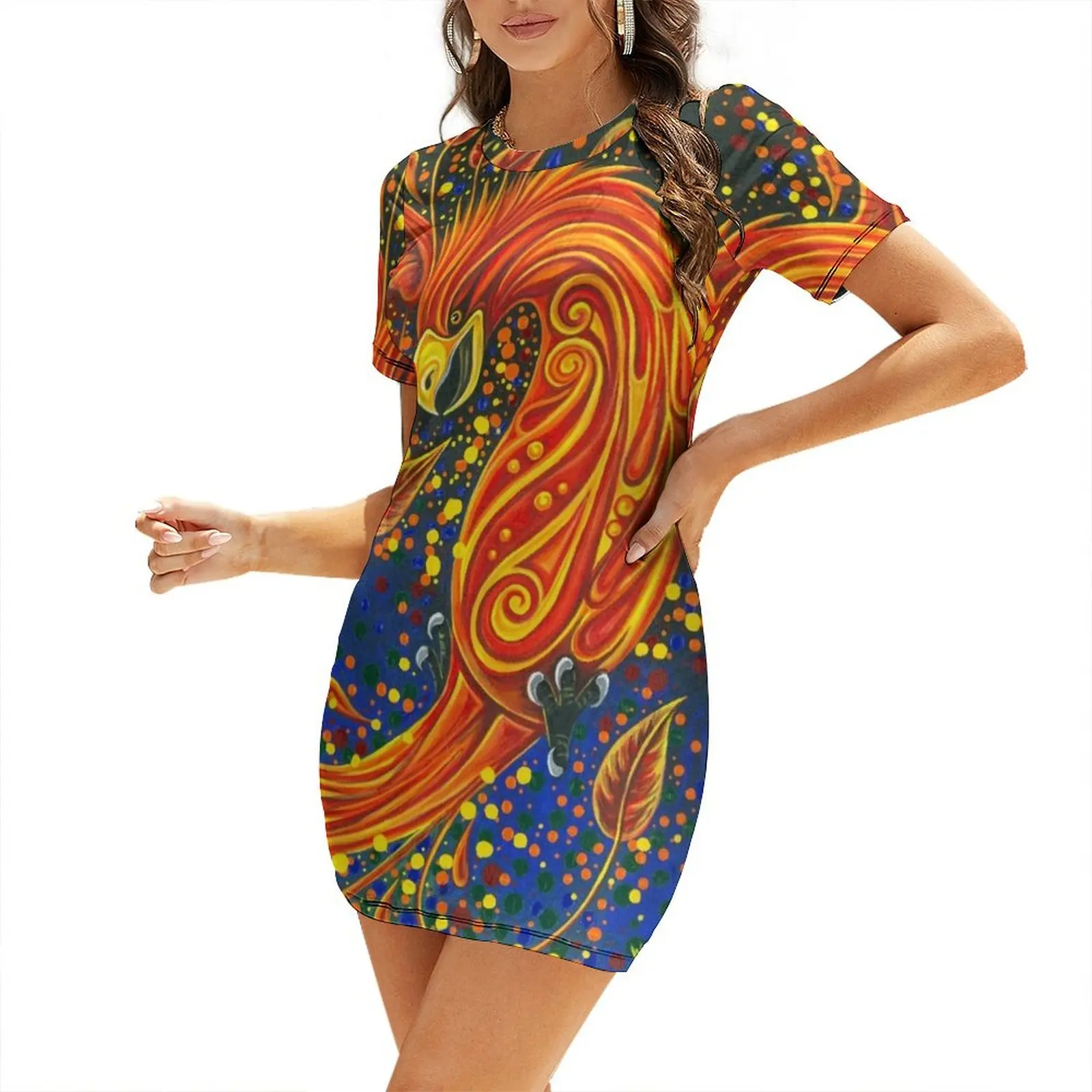 Flight of the Phoenix Short-Sleeved Dress Long veiled dresses dress for women Dress
Flight of the Phoenix Short-Sleeved Dress Long veiled dresses dress for women Dress
