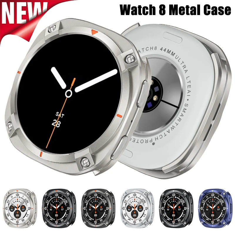 Metal Protector Case for Samsung Galaxy Watch 8 40mm 44mm Bumper Frame Cover for Galaxy Watch 8 Hard Anti-fall Shell Accessories
Metal Protector Case for Samsung Galaxy Watch 8 40mm 44mm Bumper Frame Cover for Galaxy Watch 8 Hard Anti-fall Shell Accessories