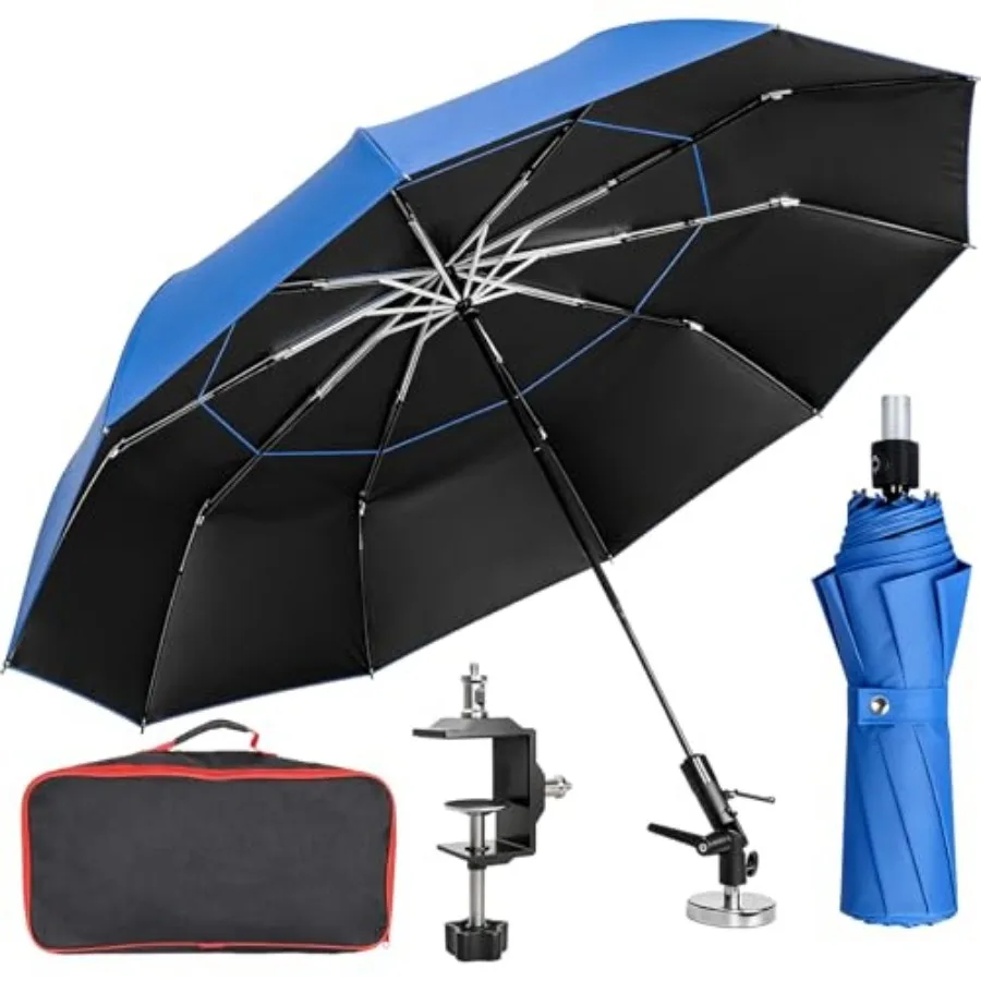 60" Folding HVAC Umbrella with Magnetic Base Universal Clip Included Upgraded Durable Frame Wind-Resistnat Portable Magnetic Um
60" Folding HVAC Umbrella with Magnetic Base Universal Clip Included Upgraded Durable Frame Wind-Resistnat Portable Magnetic Um