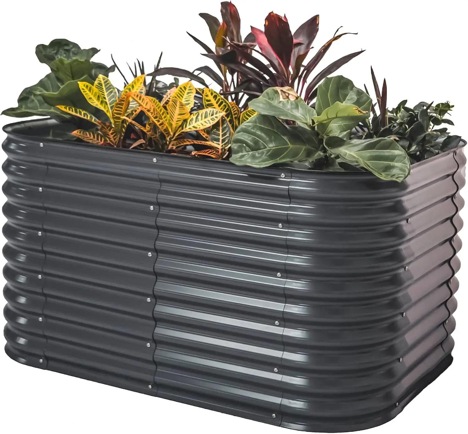 32" Extra Tall Raised Garden Bed Kits, 6 in 1 Modular Raised Planter Box for Vegetables Flowers Fruits Oval Metal Raised Garden
32" Extra Tall Raised Garden Bed Kits, 6 in 1 Modular Raised Planter Box for Vegetables Flowers Fruits Oval Metal Raised Garden