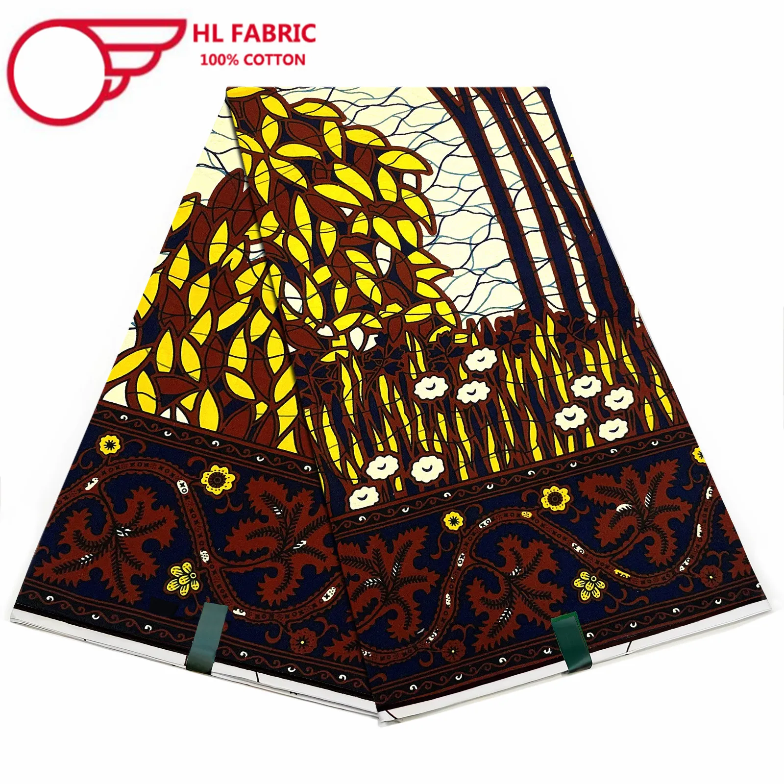 Veritable Wax 100% Cotton African Wax Fabric Nigerian Ankara Block Prints Batik Fabric Dutch Hollandais Pagne For Sewing LL61364
Veritable Wax 100% Cotton African Wax Fabric Nigerian Ankara Block Prints Batik Fabric Dutch Hollandais Pagne For Sewing LL61364