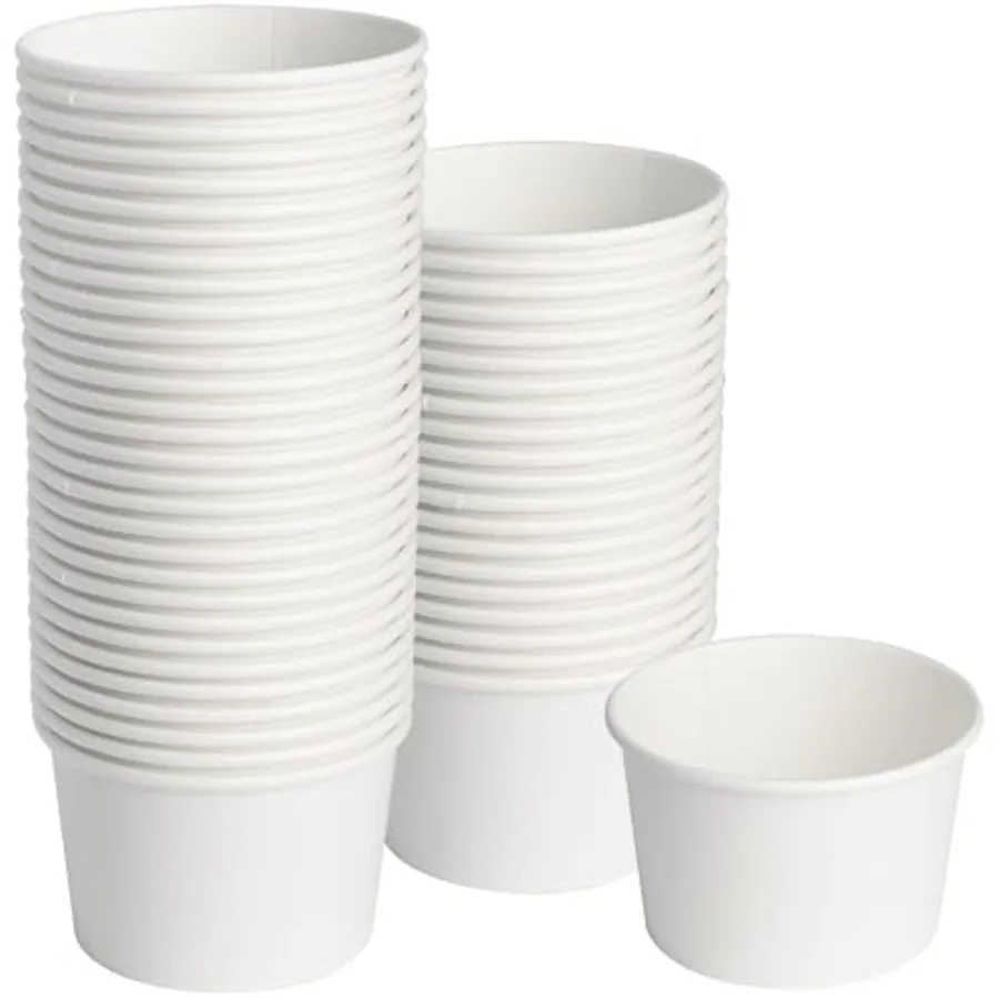 Paper Ice Cream Cups, 50pcs 8oz Disposable Dessert Bowls for Hot or Cold Food, Lids Not Included, Paper Snack Containers for Su
Paper Ice Cream Cups, 50pcs 8oz Disposable Dessert Bowls for Hot or Cold Food, Lids Not Included, Paper Snack Containers for Su