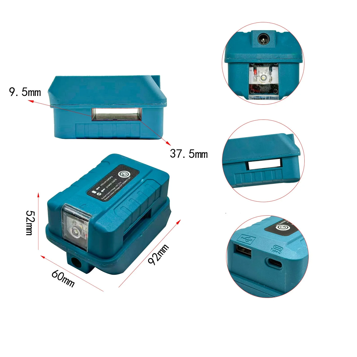 Dual Ports Battery Adapter Converter With LED Light And Belt For Dayi For A3/2106 Battery Li-ion Battery Power Mount Connector
Dual Ports Battery Adapter Converter With LED Light And Belt For Dayi For A3/2106 Battery Li-ion Battery Power Mount Connector
