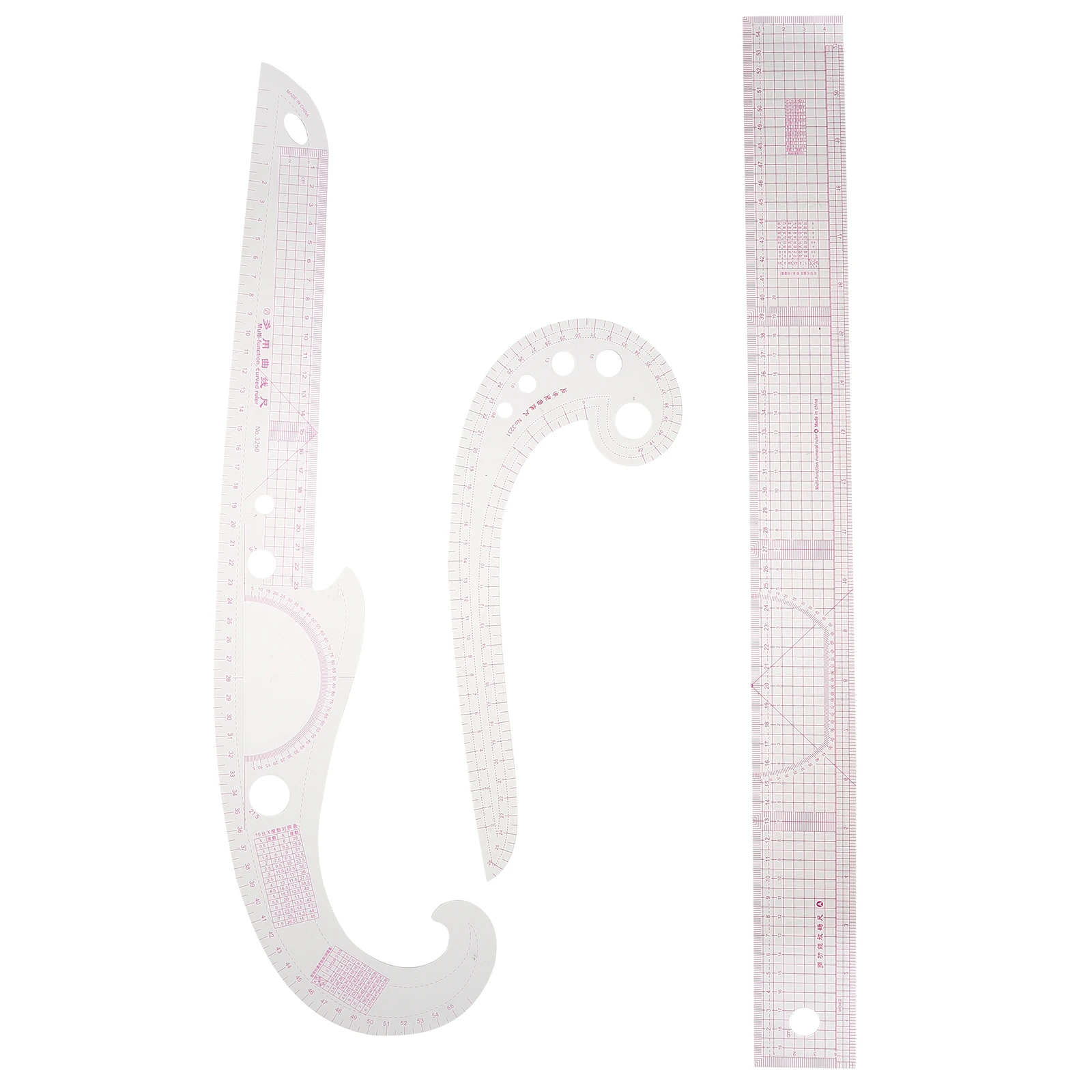 3 pcs Sewing Curve Ruler Pattern Making Tools French Curve Cutting Template Drafting Measure Teaching Supplies
3 pcs Sewing Curve Ruler Pattern Making Tools French Curve Cutting Template Drafting Measure Teaching Supplies