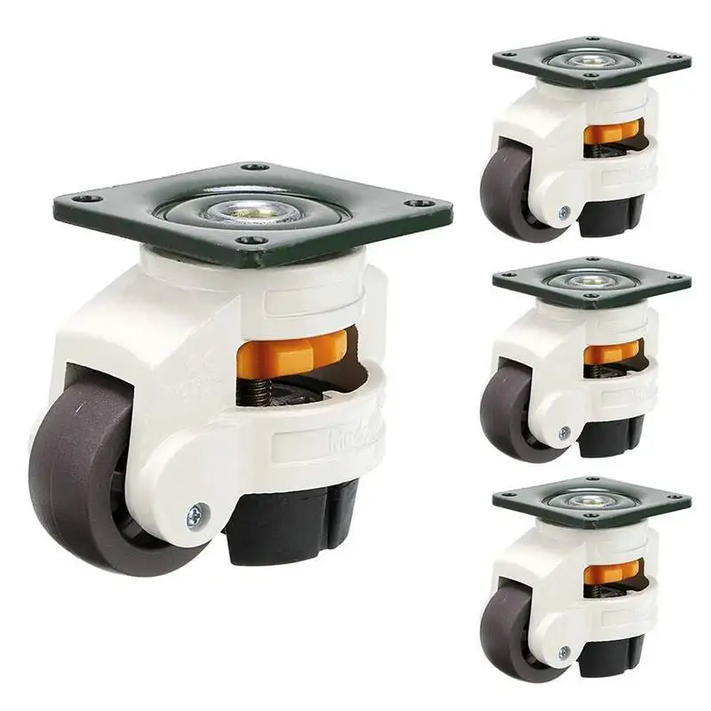 4-piece set of universal wheels with telescopic top plate leveling wheels, suitable for workbenches
4-piece set of universal wheels with telescopic top plate leveling wheels, suitable for workbenches