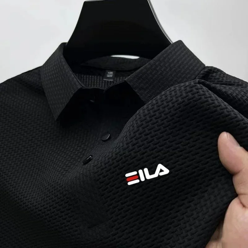 2025 summer trendy quality men's short-sleeved Polo shirt, ice silk screen flower rest, business fashion stand collar
2025 summer trendy quality men's short-sleeved Polo shirt, ice silk screen flower rest, business fashion stand collar