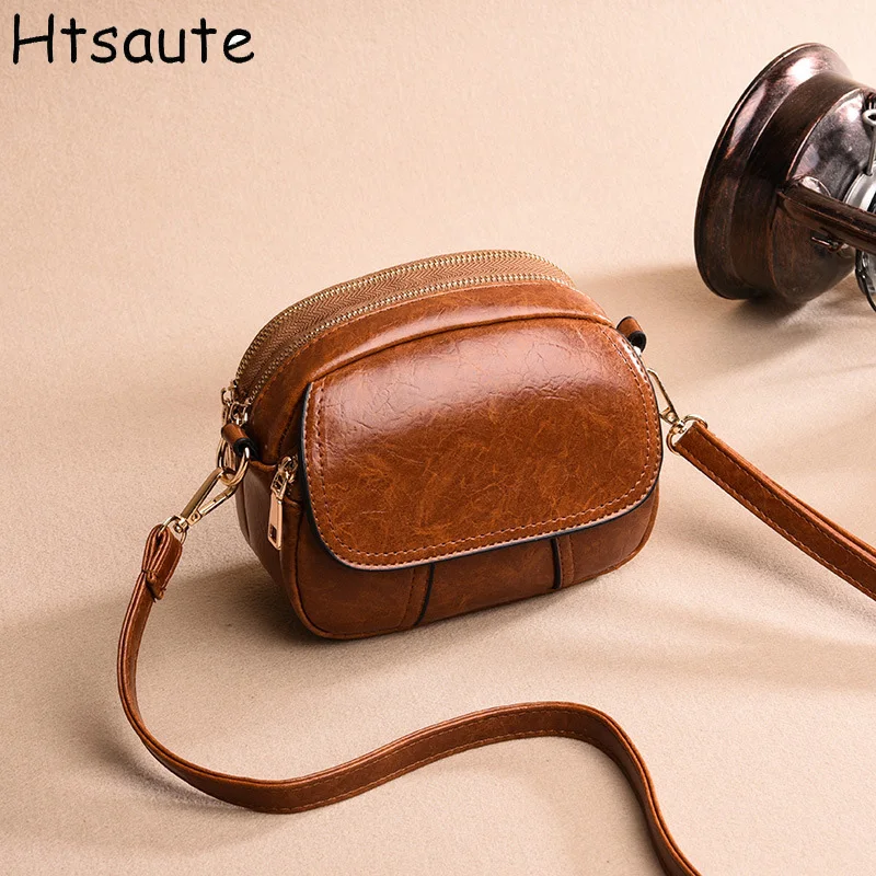 Double Zipped Bag Fashionable and Versatile Women Single Shoulder Bags Casual and Simple Crossbody Bag Vintage Mini Handbag
Double Zipped Bag Fashionable and Versatile Women Single Shoulder Bags Casual and Simple Crossbody Bag Vintage Mini Handbag
