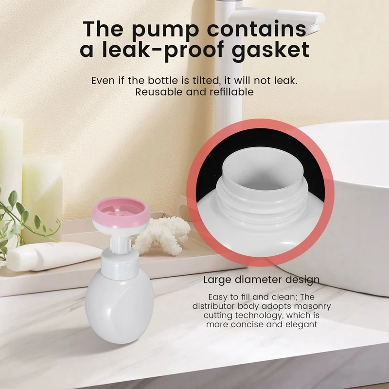 AD23-Flower Liquid Soap Dispenser Stamp Hand Soap Pump Bottle Floral Foam Bubbler Handsoup Plastic Bathroom Trip Travel
AD23-Flower Liquid Soap Dispenser Stamp Hand Soap Pump Bottle Floral Foam Bubbler Handsoup Plastic Bathroom Trip Travel