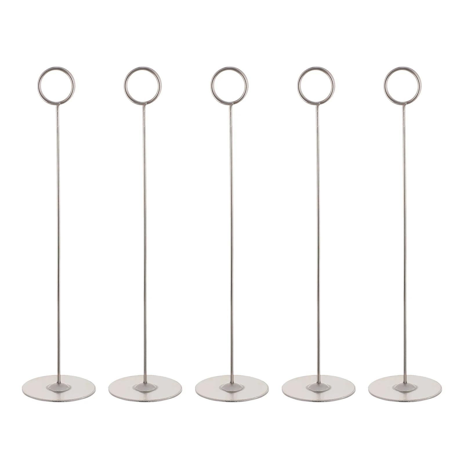 5 Pcs Table Number Holder Stainless Steel Card Clamp for Wedding Party Hotel Restaurant Menu Seats Sign Stand Paper Clip
5 Pcs Table Number Holder Stainless Steel Card Clamp for Wedding Party Hotel Restaurant Menu Seats Sign Stand Paper Clip