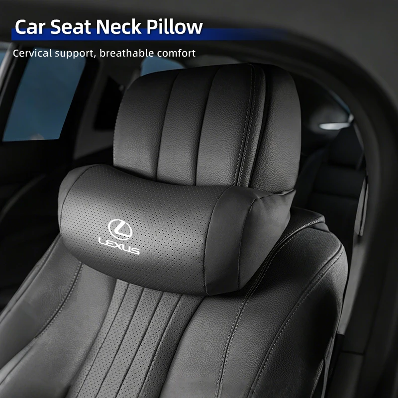 Car Headrest Breathable Seat Pillow Leather Neck Support Accessories For Lexus UX250h RX450h CT200h RX400h NX300h RX350 RX300 GX
Car Headrest Breathable Seat Pillow Leather Neck Support Accessories For Lexus UX250h RX450h CT200h RX400h NX300h RX350 RX300 GX