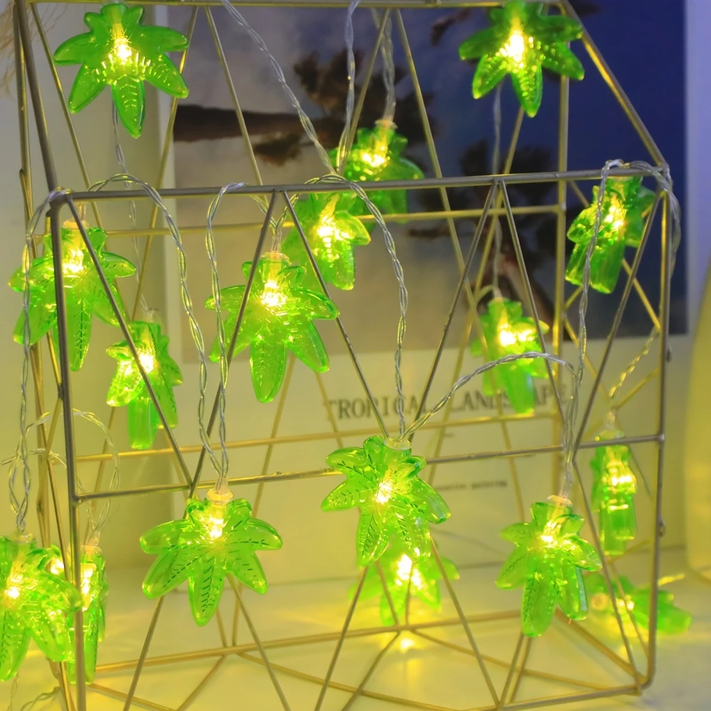 1 шт., 10/20 светодиодных гирлянд с зелеными листьями, на батарейках, используются на Рождество, Хануку, День Благодарения, Новый год, украшения для урожая
1 шт., 10/20 светодиодных гирлянд с зелеными листьями, на батарейках, используются на Рождество, Хануку, День Благодарения, Новый год, украшения для урожая