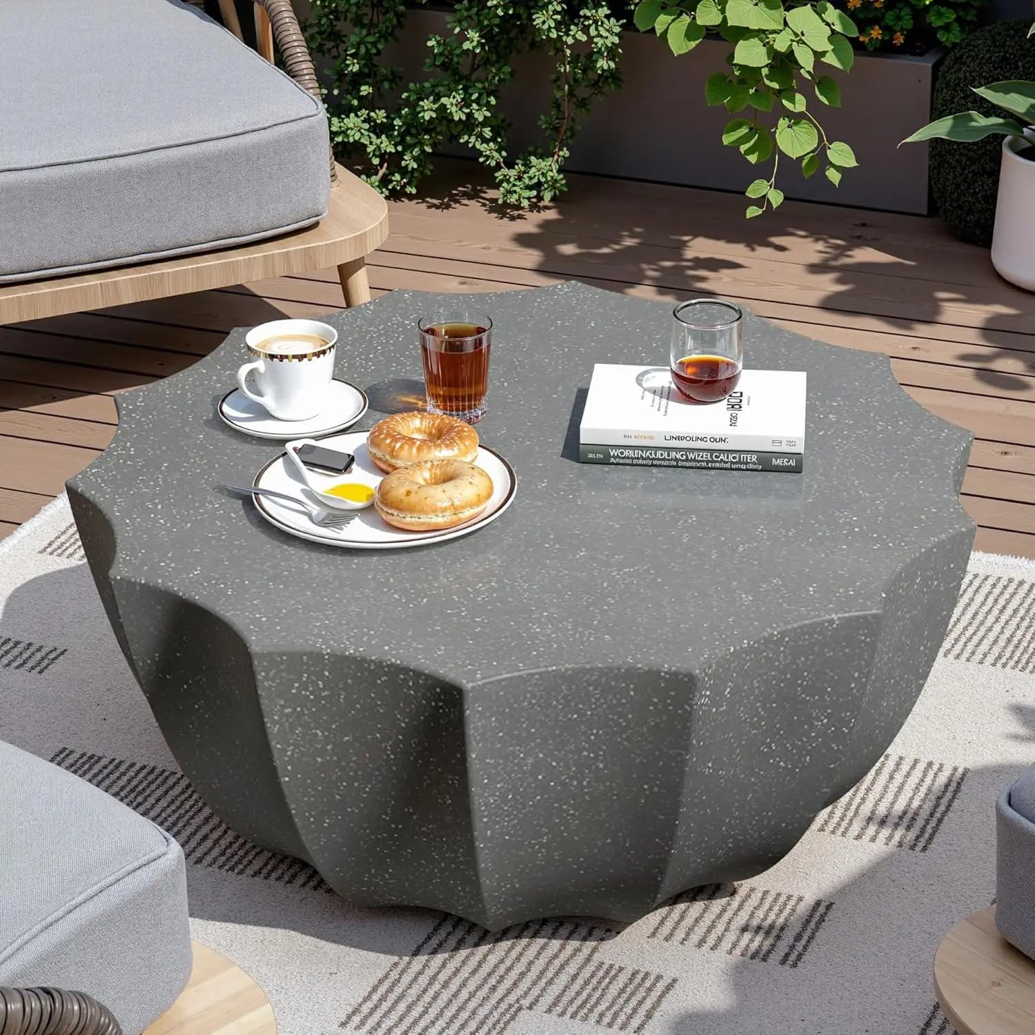 35" Round Coffee Table Modern Stylish Design Waterproof & Moisture-Proof No Assembly Required Coffee Table for, Customized
35" Round Coffee Table Modern Stylish Design Waterproof & Moisture-Proof No Assembly Required Coffee Table for, Customized