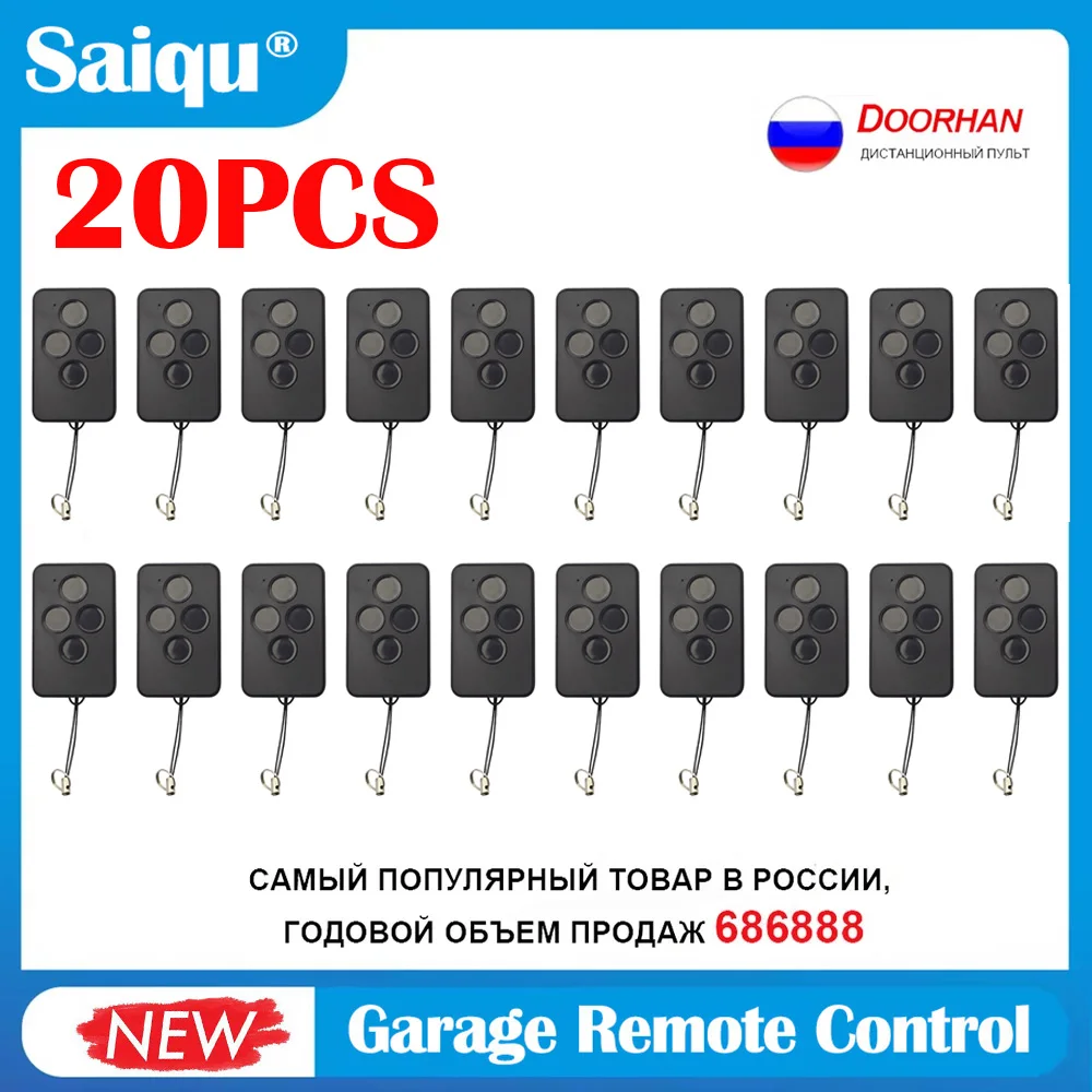 20PCS Gate Remote Control 433mhz Compatible Doorhan Transmitter 2 Pro 4 Pro Rolling Code Garage Door Opener
20PCS Gate Remote Control 433mhz Compatible Doorhan Transmitter 2 Pro 4 Pro Rolling Code Garage Door Opener