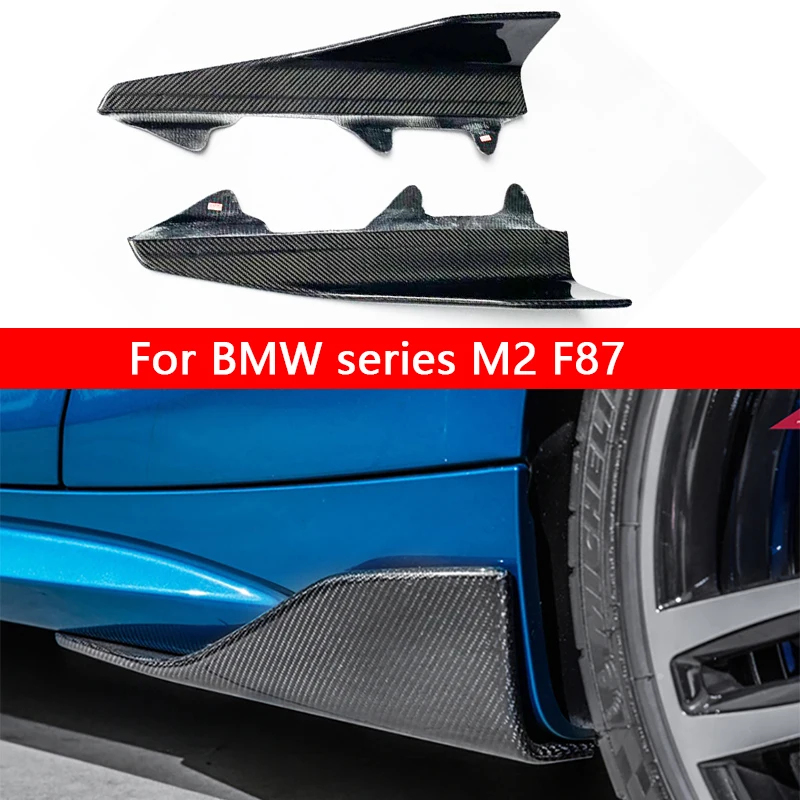 For BMW SeriesM2 F87 2014-2020 Carbon Fiber Side Skirt Splitters Cupwings Winglets Canards Apron Bumper Side Skirts Cover
For BMW SeriesM2 F87 2014-2020 Carbon Fiber Side Skirt Splitters Cupwings Winglets Canards Apron Bumper Side Skirts Cover