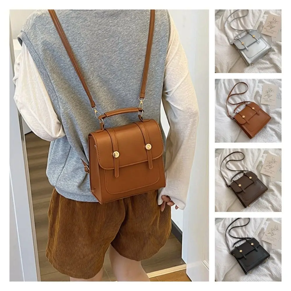Tote Bag Leisure School Bag Vintage PU Leather Shoulder Bag Casual Fashion Backpack Commuting
Tote Bag Leisure School Bag Vintage PU Leather Shoulder Bag Casual Fashion Backpack Commuting