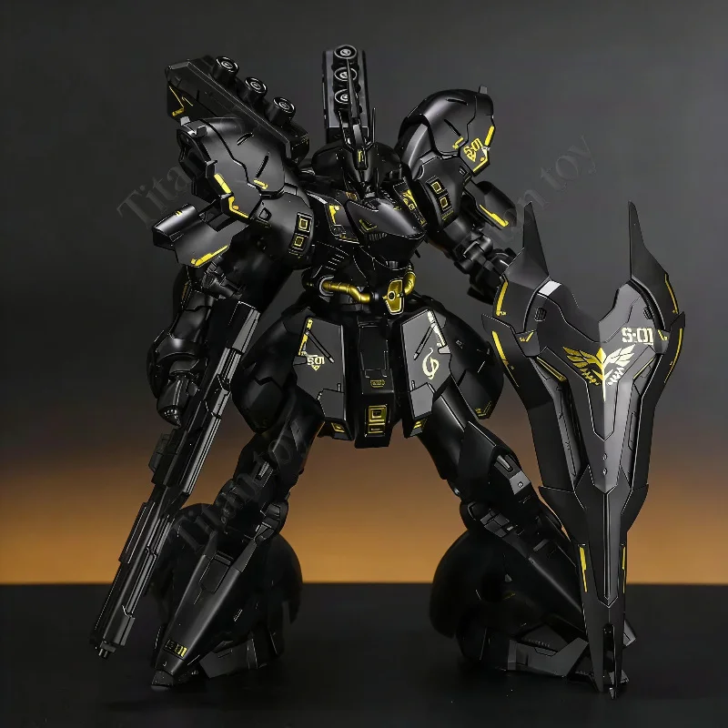 1/144 Black Gold Version Mecha Model Kit RG Sazabi Assembly Action Figure Toys with Water Slide Decals and Effects Parts Gifts
1/144 Black Gold Version Mecha Model Kit RG Sazabi Assembly Action Figure Toys with Water Slide Decals and Effects Parts Gifts