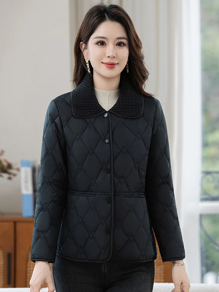 Korean Style Mommy Winter Coat Thickened Short down Cotton Jacket Loose Collar Middle-Aged And Elderly Warm Cotton Outerwear
Korean Style Mommy Winter Coat Thickened Short down Cotton Jacket Loose Collar Middle-Aged And Elderly Warm Cotton Outerwear