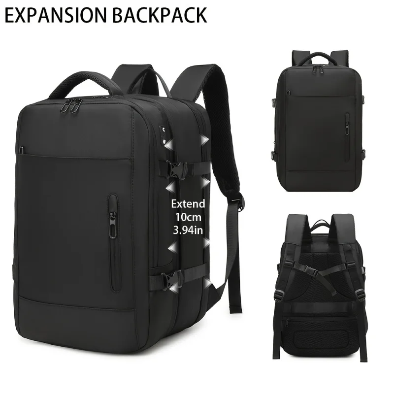 Large capacity business travel backpack with multiple expandable compartments and toiletries pockets. Suitable for laptops under
Large capacity business travel backpack with multiple expandable compartments and toiletries pockets. Suitable for laptops under