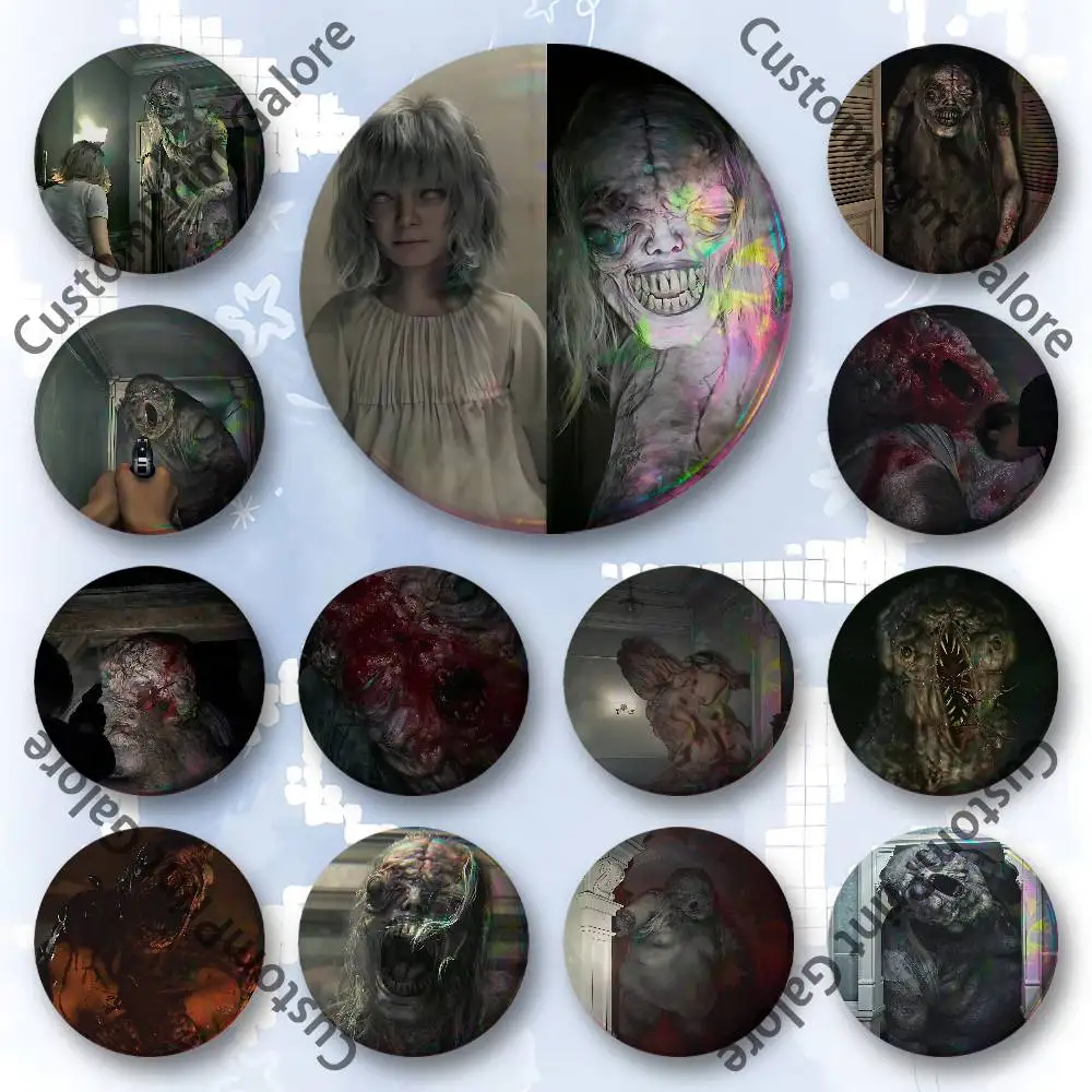 R-Requiem Horror Chunk R-ResidentS Laser Film Badge Tinplate Brooch Lapel Pin HD Print Badge for Decoration DIY Accessories Gift
R-Requiem Horror Chunk R-ResidentS Laser Film Badge Tinplate Brooch Lapel Pin HD Print Badge for Decoration DIY Accessories Gift