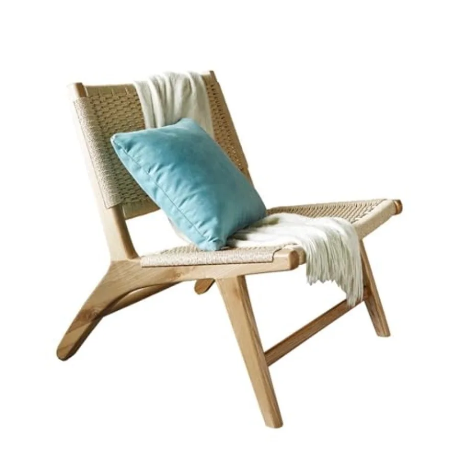 Modern Armchair Solid Wood Sofa Chair Household Living Room Hemp Rope Weaving Chaise Lounge Chair Rattan Backrest Leisure Chair
Modern Armchair Solid Wood Sofa Chair Household Living Room Hemp Rope Weaving Chaise Lounge Chair Rattan Backrest Leisure Chair
