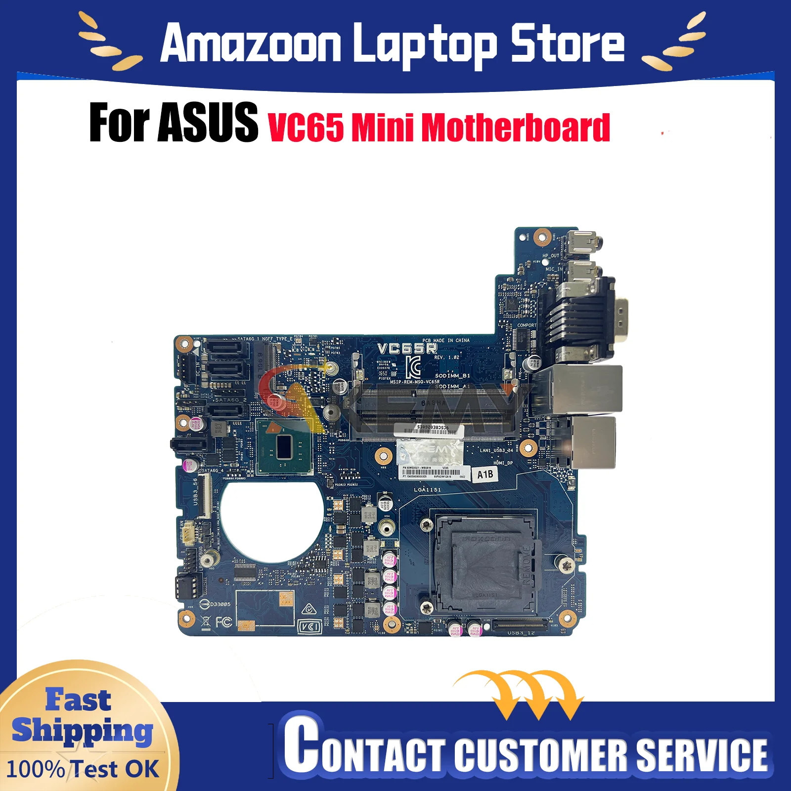 VC65 Laptop Motherboard For ASUS VivoMini VC65 Notebook Mainboard This item is in stock 100% tests OK fast shipping High quality
VC65 Laptop Motherboard For ASUS VivoMini VC65 Notebook Mainboard This item is in stock 100% tests OK fast shipping High quality