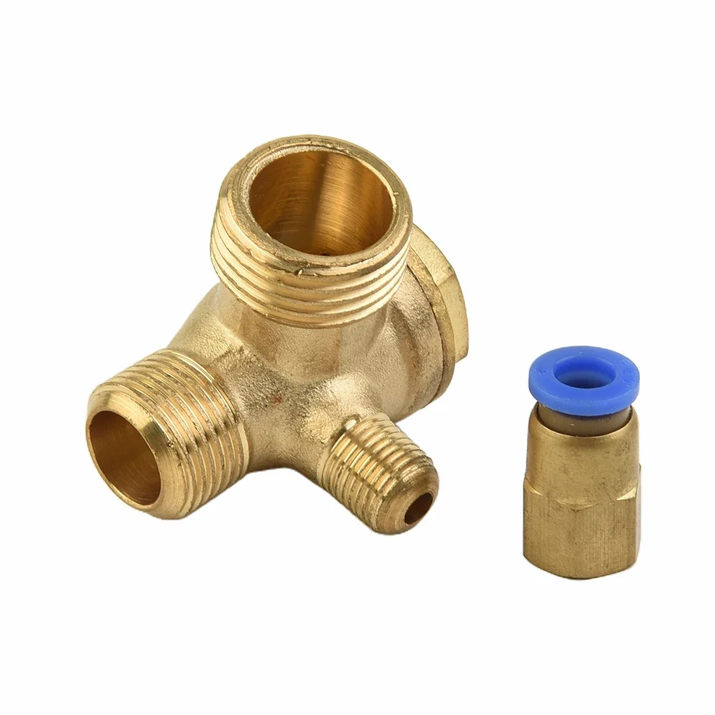 Air Compressor Check Valve With Port For Oil-free Air Compressor 3 Port Brass Male Threaded Check Valve Connector Tool
Air Compressor Check Valve With Port For Oil-free Air Compressor 3 Port Brass Male Threaded Check Valve Connector Tool