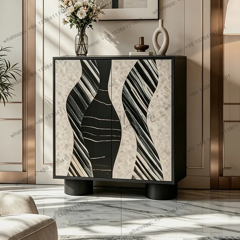 Italian light luxury storage locker designer enters the door
Italian light luxury storage locker designer enters the door