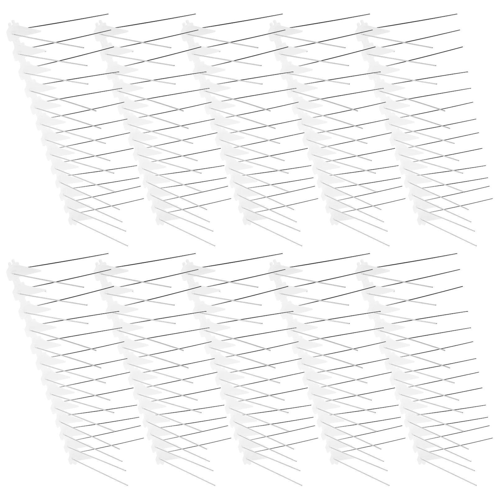 10pcs Stainless Steel Bird Spikes 304 Grade Plastic Base Transparent 33 3cm 13 Groups Anti Bird Repellent Outdoor Gardens Farms
10pcs Stainless Steel Bird Spikes 304 Grade Plastic Base Transparent 33 3cm 13 Groups Anti Bird Repellent Outdoor Gardens Farms