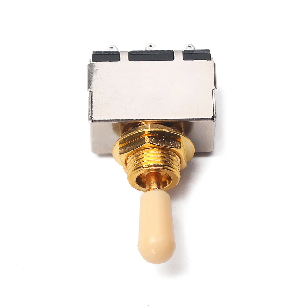 Yellow Cap Switch 3 Way Toggle Guitar Pickup Selector 4.8Cm Metal Plastic Knob Noise Free For Instrument Parts
Yellow Cap Switch 3 Way Toggle Guitar Pickup Selector 4.8Cm Metal Plastic Knob Noise Free For Instrument Parts