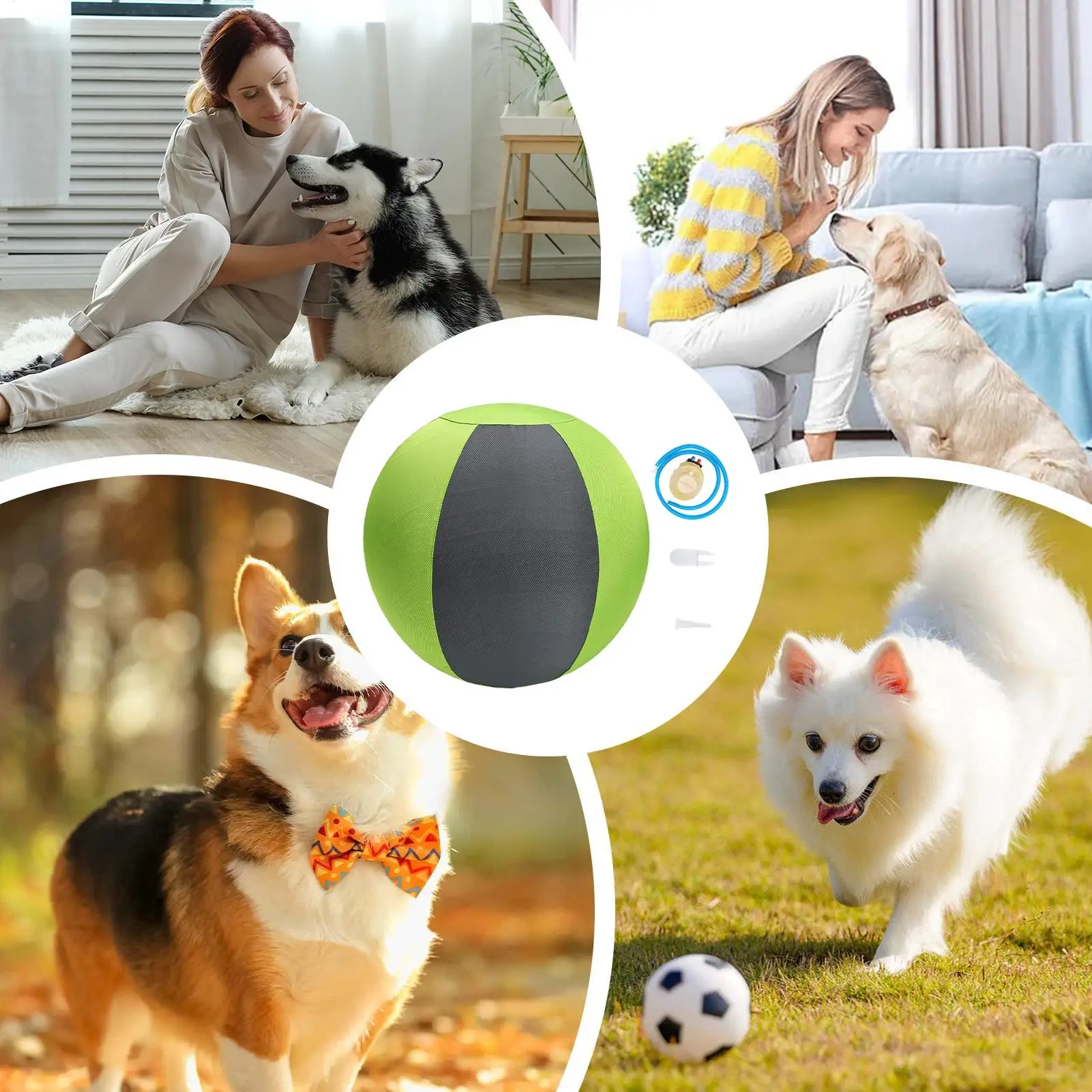 Herding Ball For Dogs Inflatable Puppy Training Giant Dog Ball Toy For Pet Parents Animal Lovers Trainers Backyard Lawn Garden
Herding Ball For Dogs Inflatable Puppy Training Giant Dog Ball Toy For Pet Parents Animal Lovers Trainers Backyard Lawn Garden