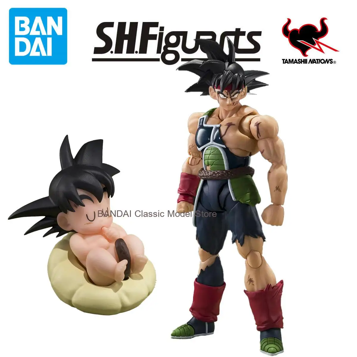 Bandai S.H.Figuarts Dragon Ball Z Bardock The Father of Goku 1/12 Action Anime Figure Collectible Model Toy Original Ornament
Bandai S.H.Figuarts Dragon Ball Z Bardock The Father of Goku 1/12 Action Anime Figure Collectible Model Toy Original Ornament
